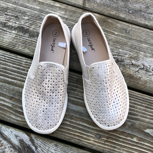 Cat & Jack Other - CAT & JACK Gold Slip on shoes (girl)